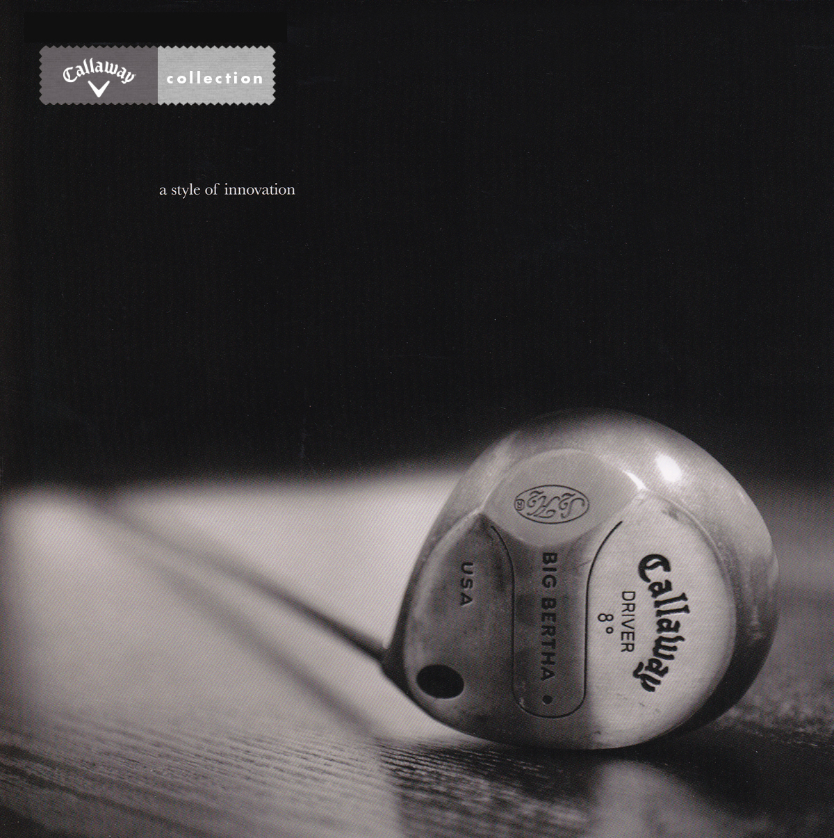 Adobe Portfolio Callaway Golf golf catalog print Collateral apparel sports metallic ink emboss box envelope