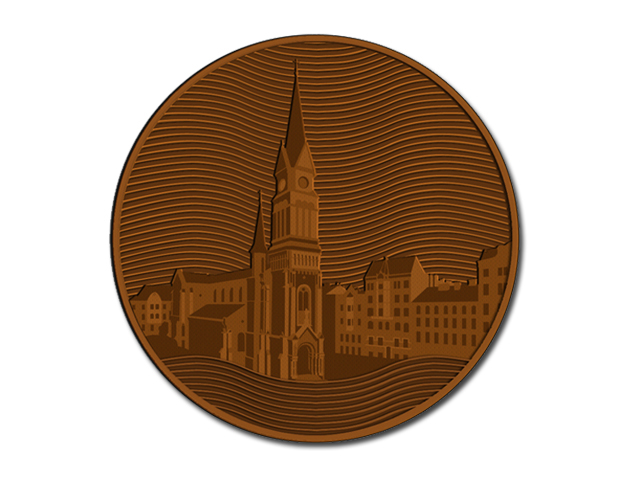 Plaque badge vector silver bronze design