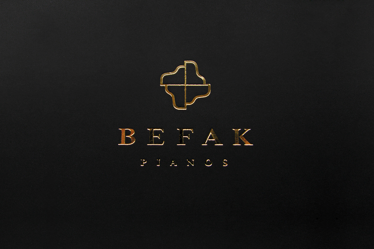 logo Piano identity elegance mark symbol Stationery black gold elegant Classic simple foil infinite serious