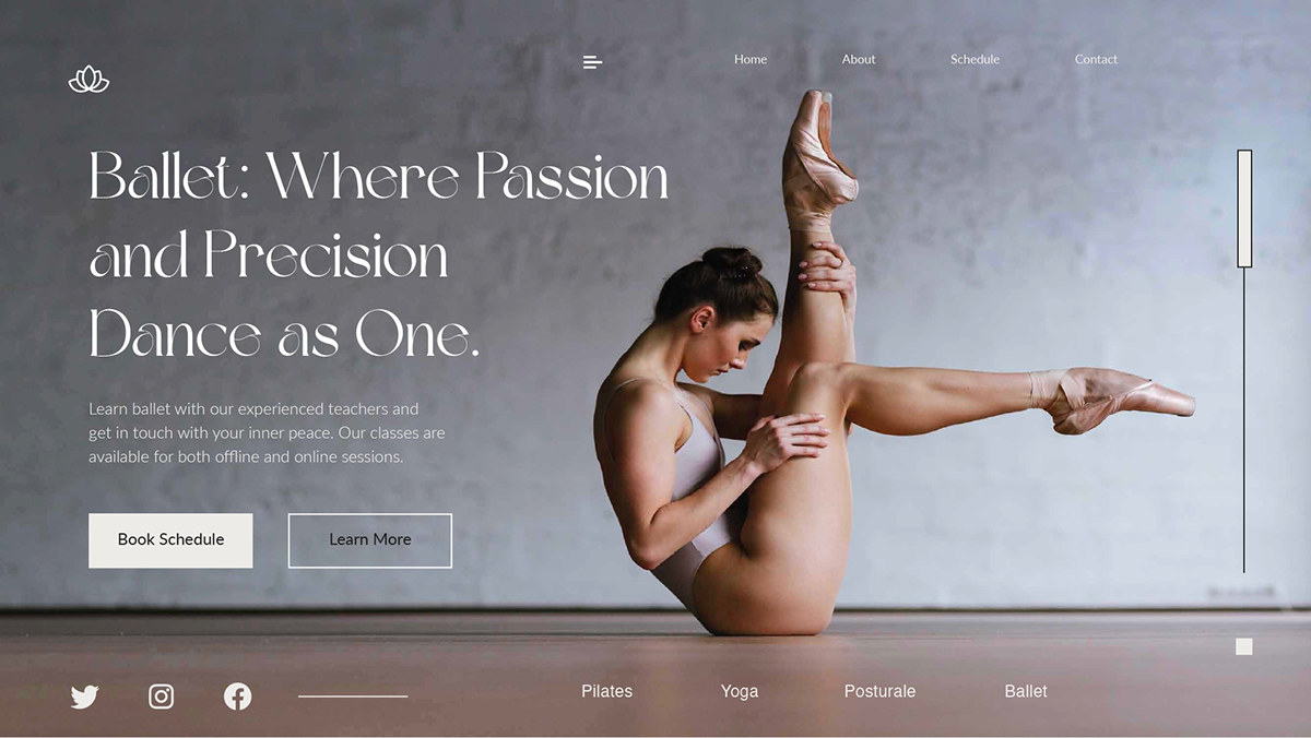 Brand Design design Yoga ballet meditation logo print visual identity designer brand identity