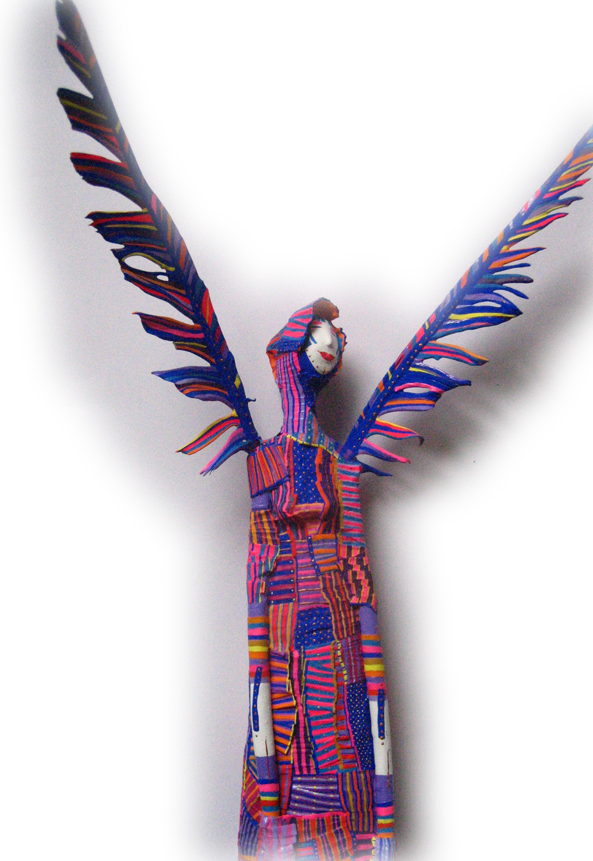 Yulia Luchkina bird blue bird wings art doll Art Doll Sculpture sculpture contemporary sculpture