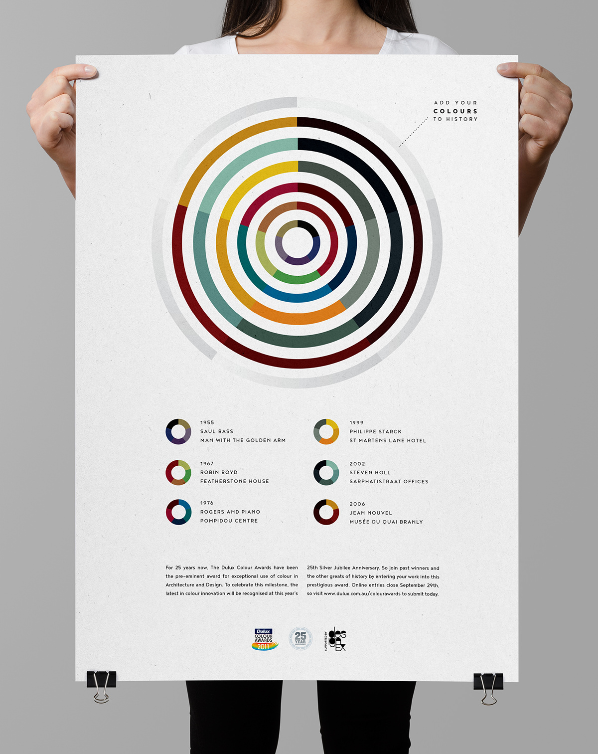 Adobe Portfolio Dulux chart infographic colour Awards