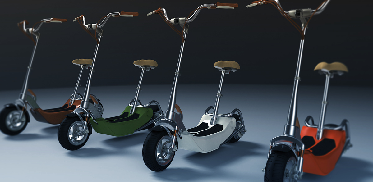 Transport Scooter electric city aluminium handlebars carbon fibres personal Vehicle parking space folding center KOLO