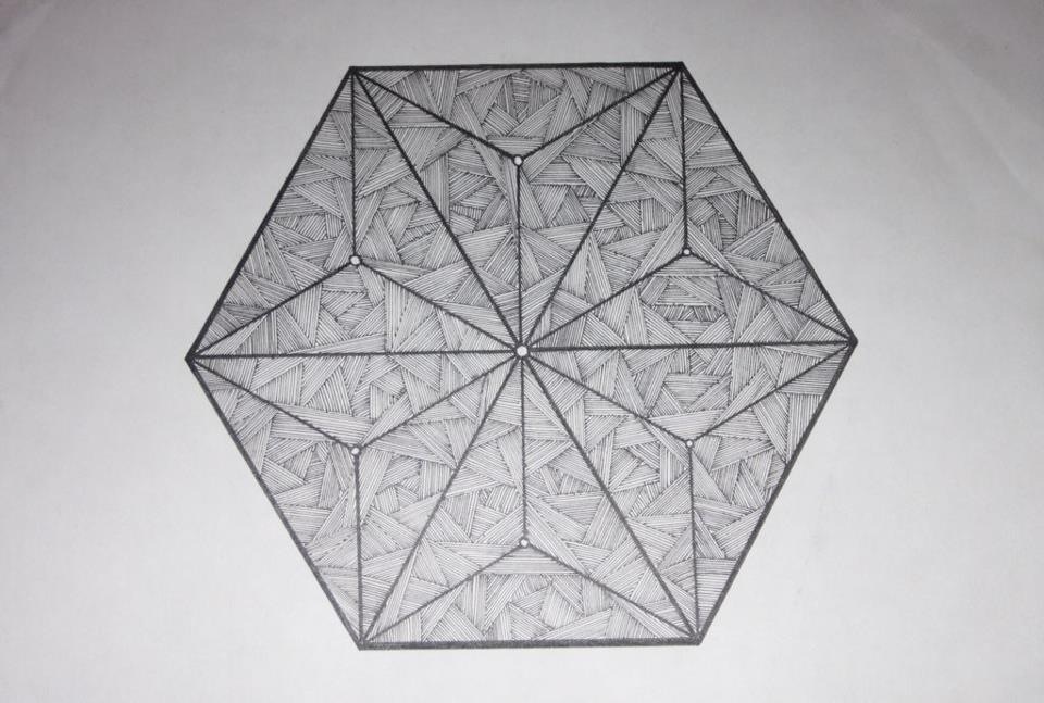symmetry Patience Drawing  ILLUSTRATION 