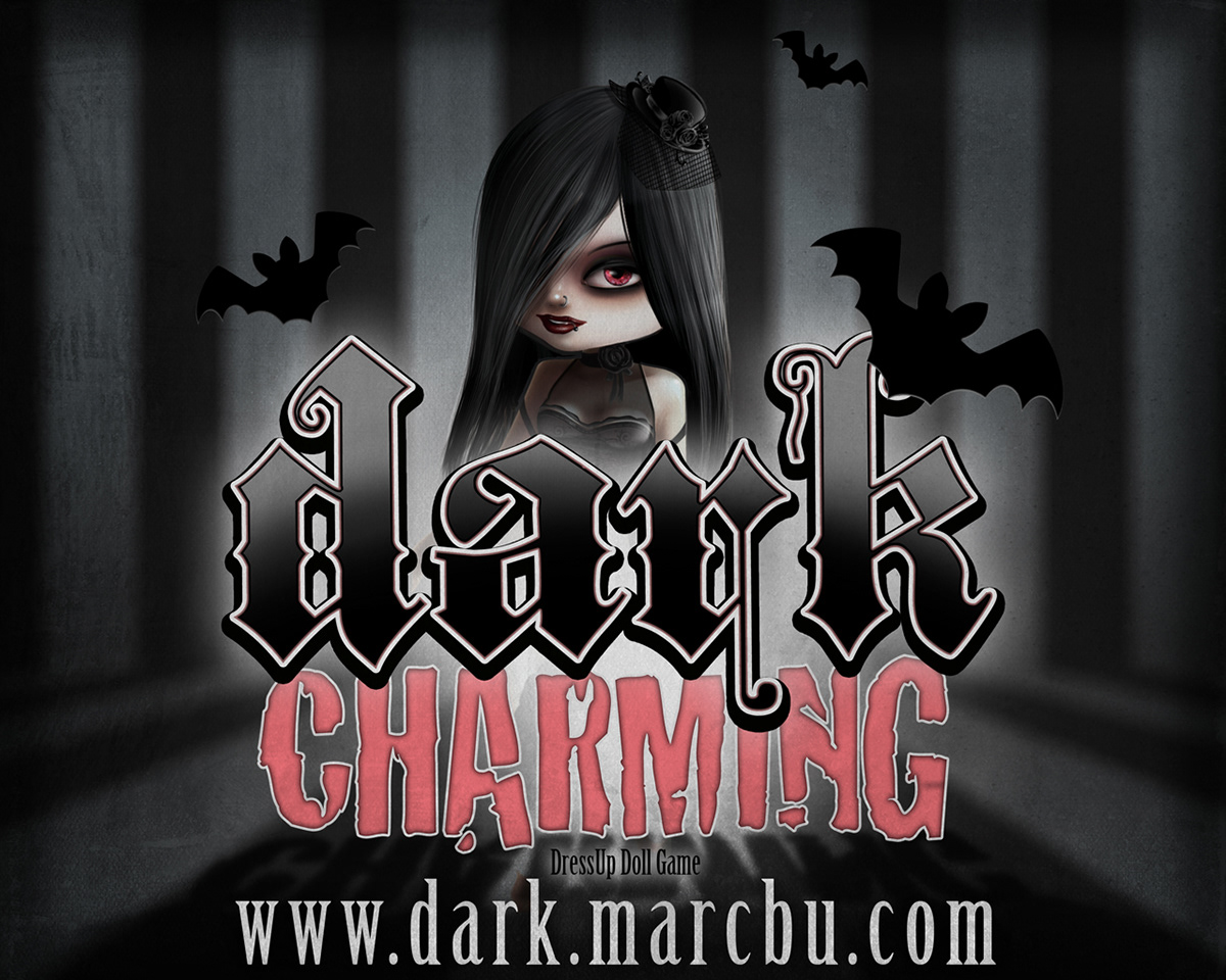 game Dress up doll goth gothic dark Gaming casual cloth girl Fun