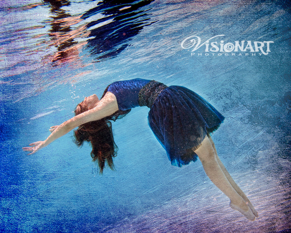 underwater ballerina dancer