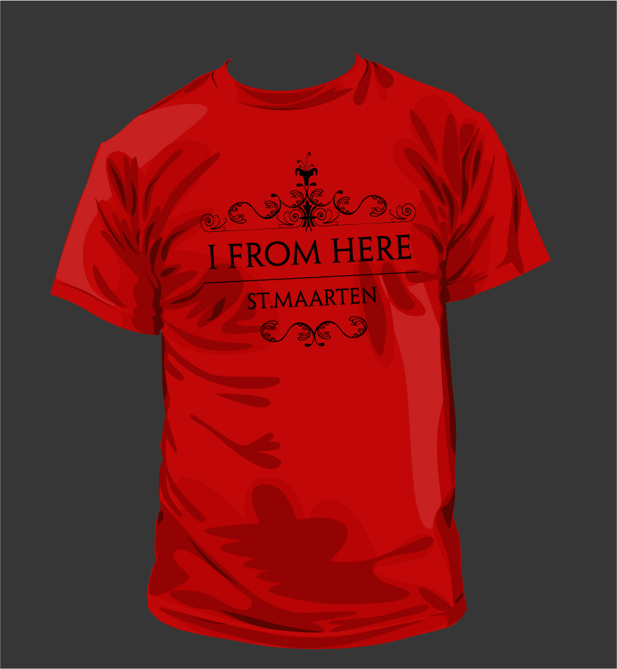 t-shirt St.Maarten design