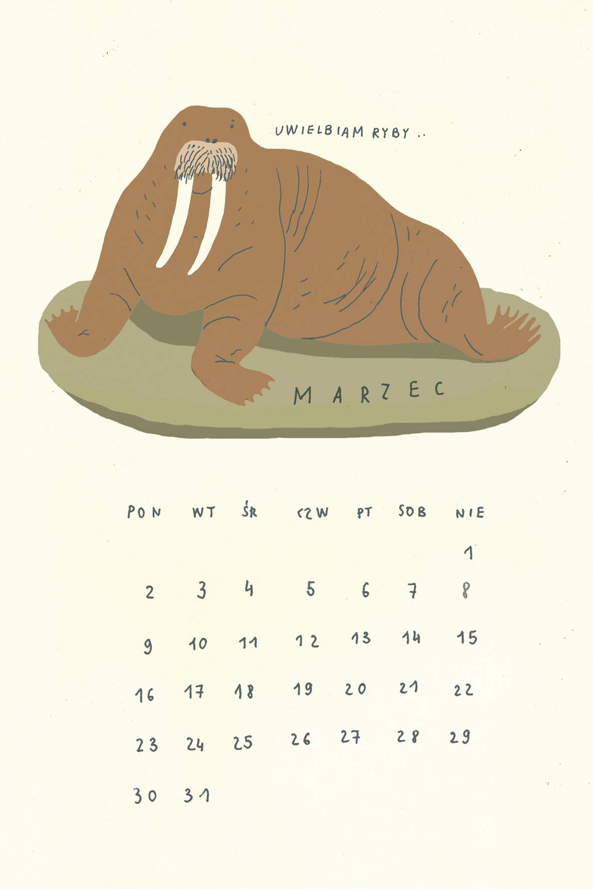 calendar animals Arctic