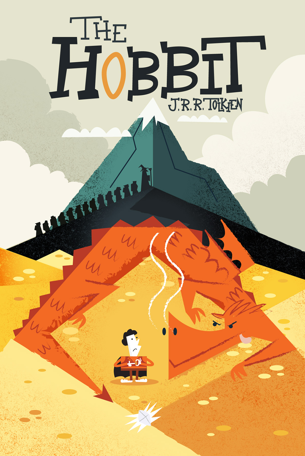 ILLUSTRATION  book illustration Illustrator design Graphic Designer book design the Hobbit