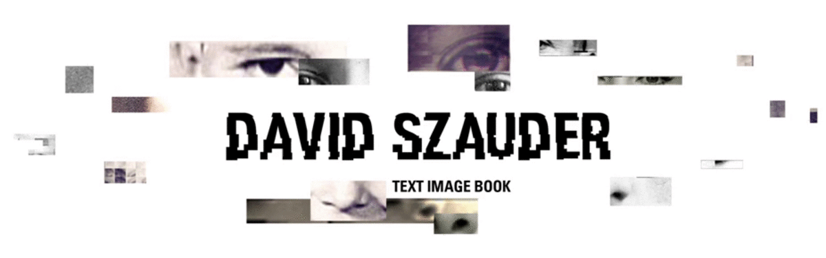 David szauder Glitch Digital Art  vintage UNLa text image glitch art