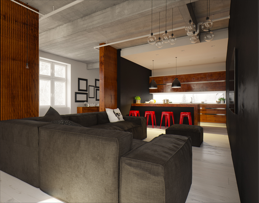 Interior CG 3D Render rendering 3dsmax modelling light art furniture CGI design visualization
