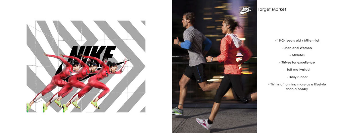 Nike mock ads gifs SCAD social media athletics run jump throw