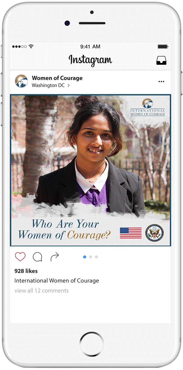 courage woman logo Webdesign