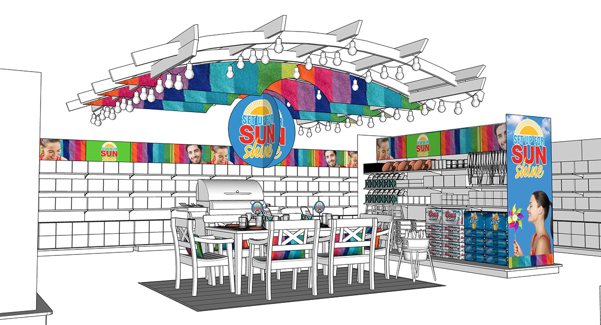 in store pos Retail 3D SketchUP