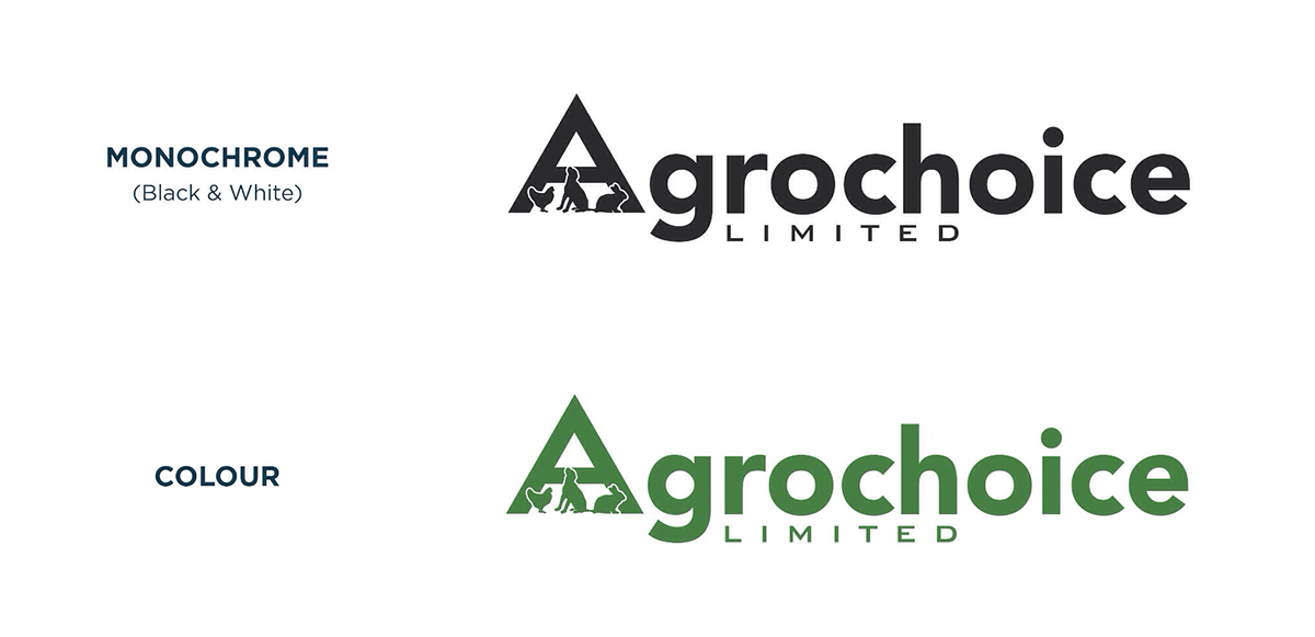 branding  logo farm green Ianiverse Henley Ian agrochoice identity preview Logo Design