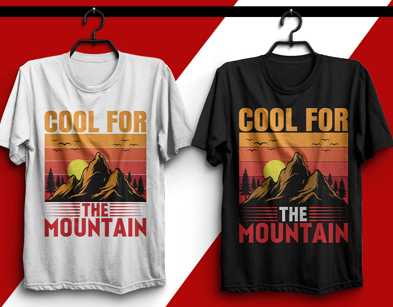 mountain t-shirt design Hiking T-shirt Design t-shirts Logo Design CUSTOME T-SHIRT DESIGN new t shirt design unike t-shirt vintge t-shirt