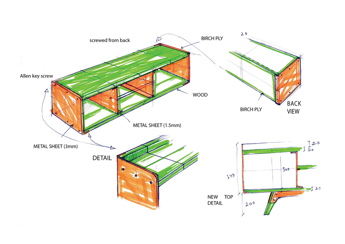 modular furniture range system contemporary design NID graduation project