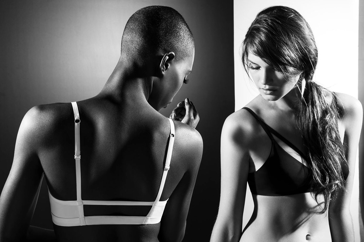 blanco y negro black & white moda underwear womenswear Fashion campaign contrast