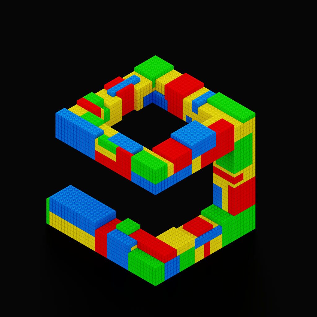 3D 3d art 9gag design fanart logo Magicavoxel voxel wallpaper