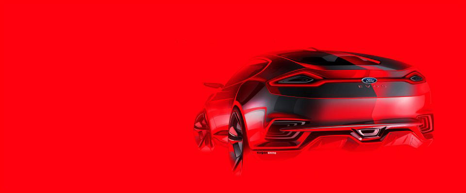 ford evos concept concept car eugen enns frankfurt 2011 Transportation Design enns Capri