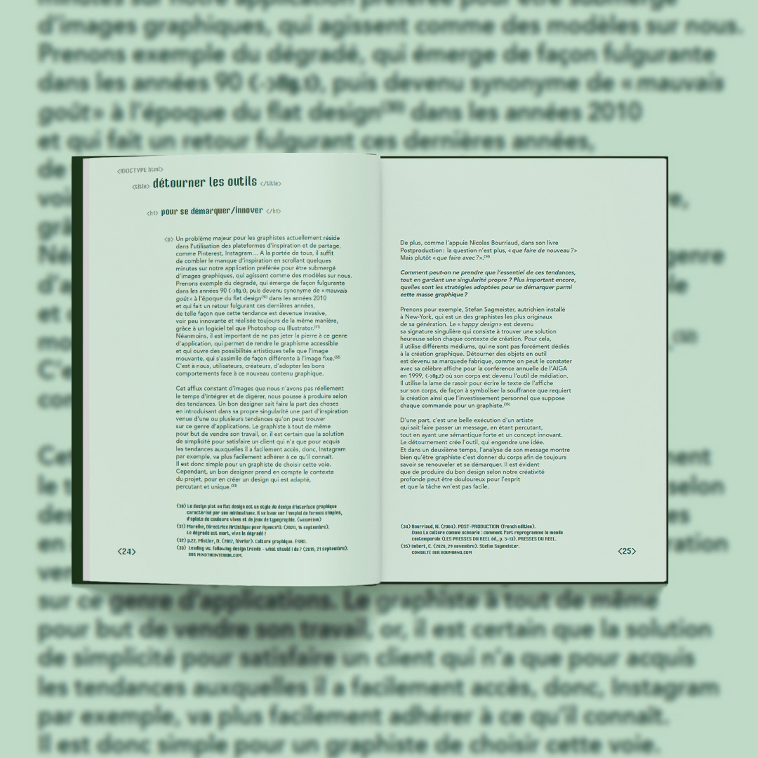 book editorial mémoire de recherche print