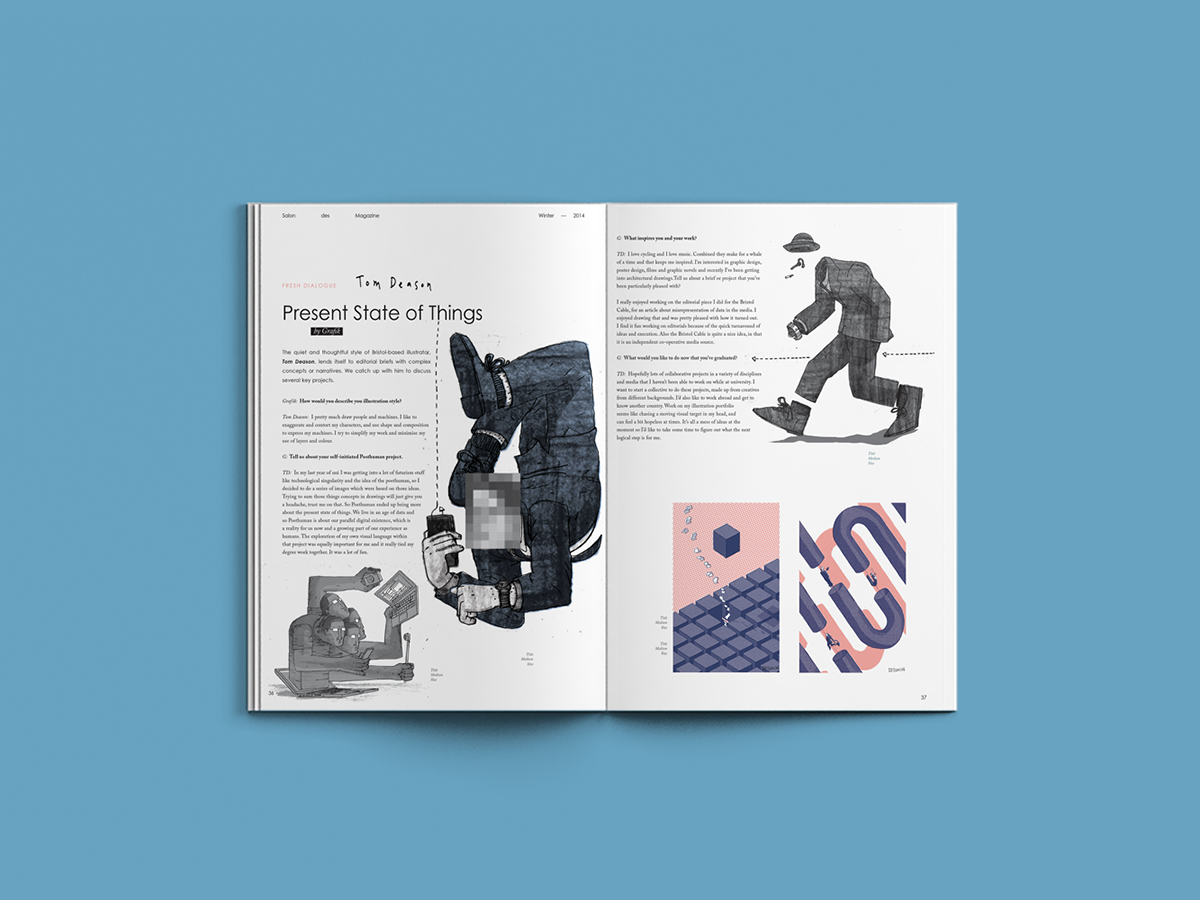 Adobe Portfolio Layout magazine ILLUSTRATION  publication Layout print design  print