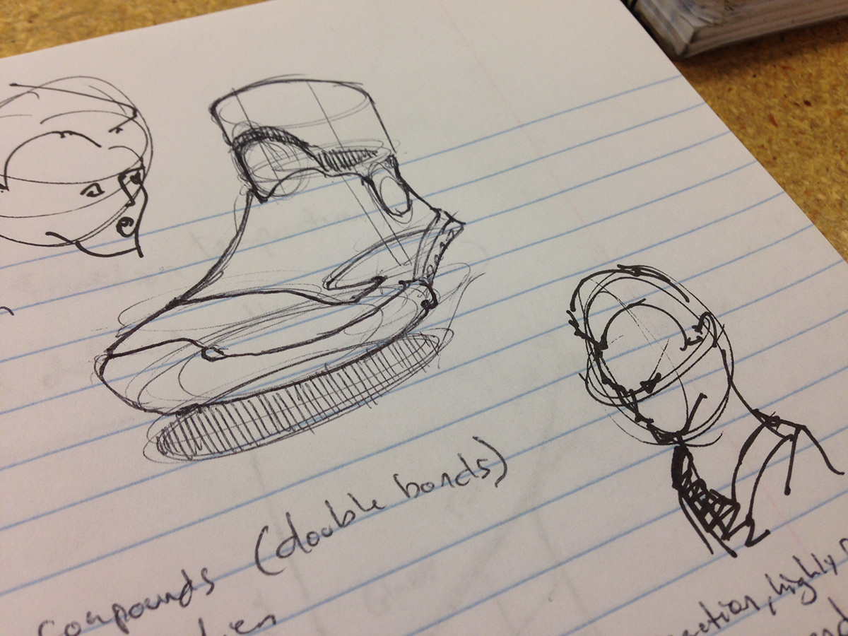 sketches sneakers sketchbook