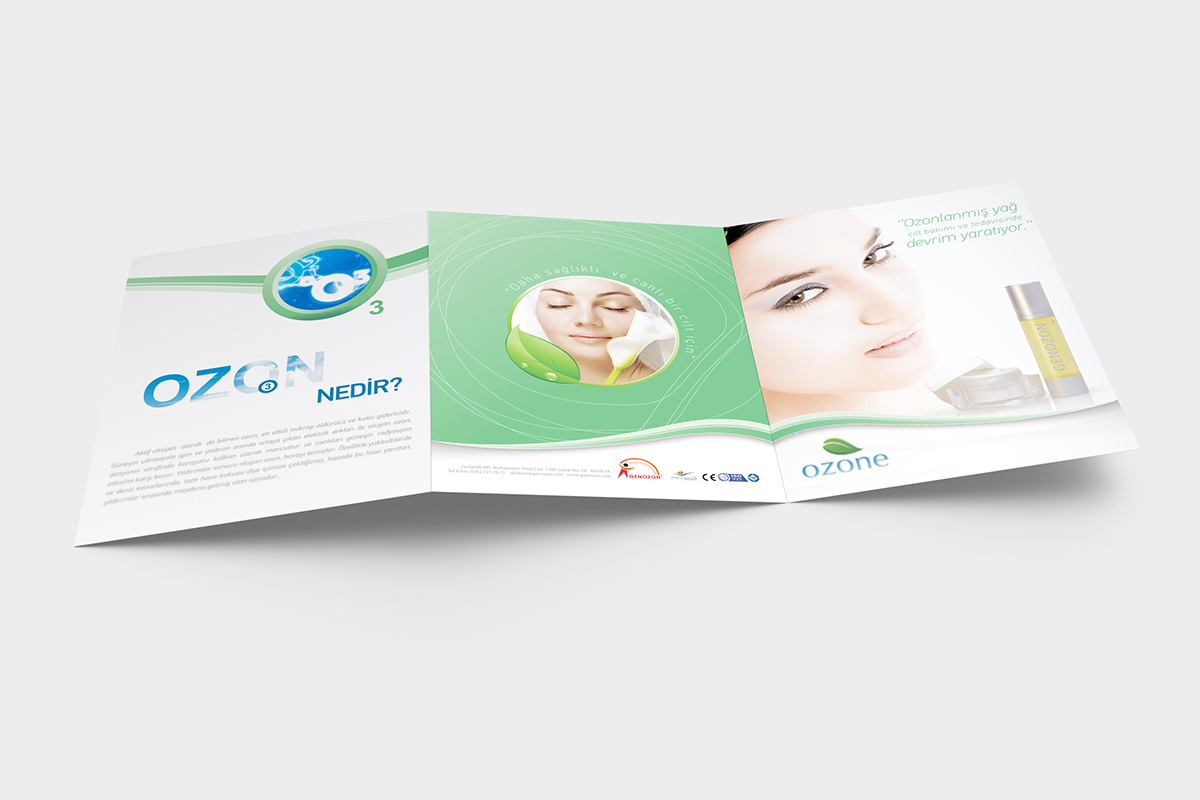 brochure ozone ozon o3 water design graphic catalog print healthy