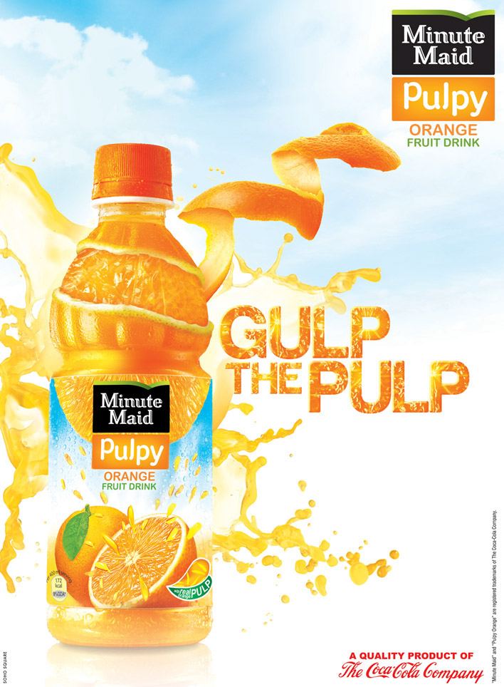 Minute Maid Pulpy orange Orange Juice MMPO orange pulp Coca-Cola coke