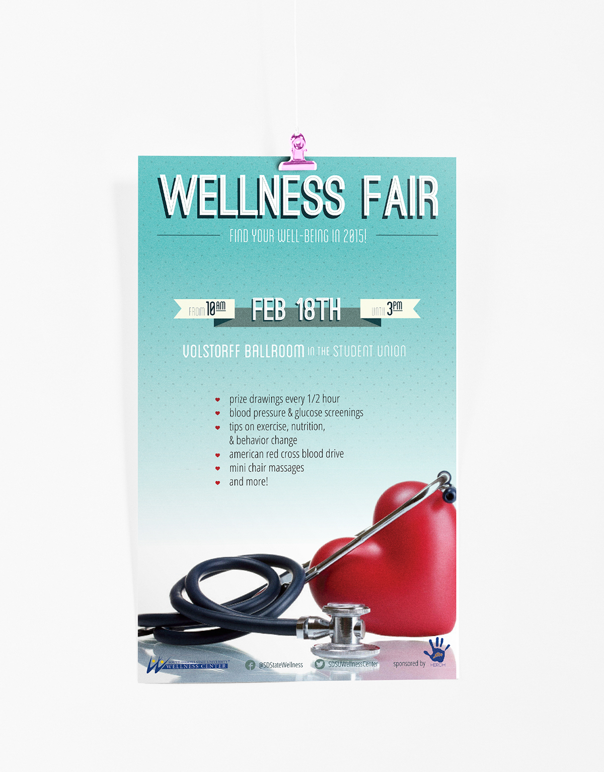 poster anniversary wellness center Event Poster Promotional Materials