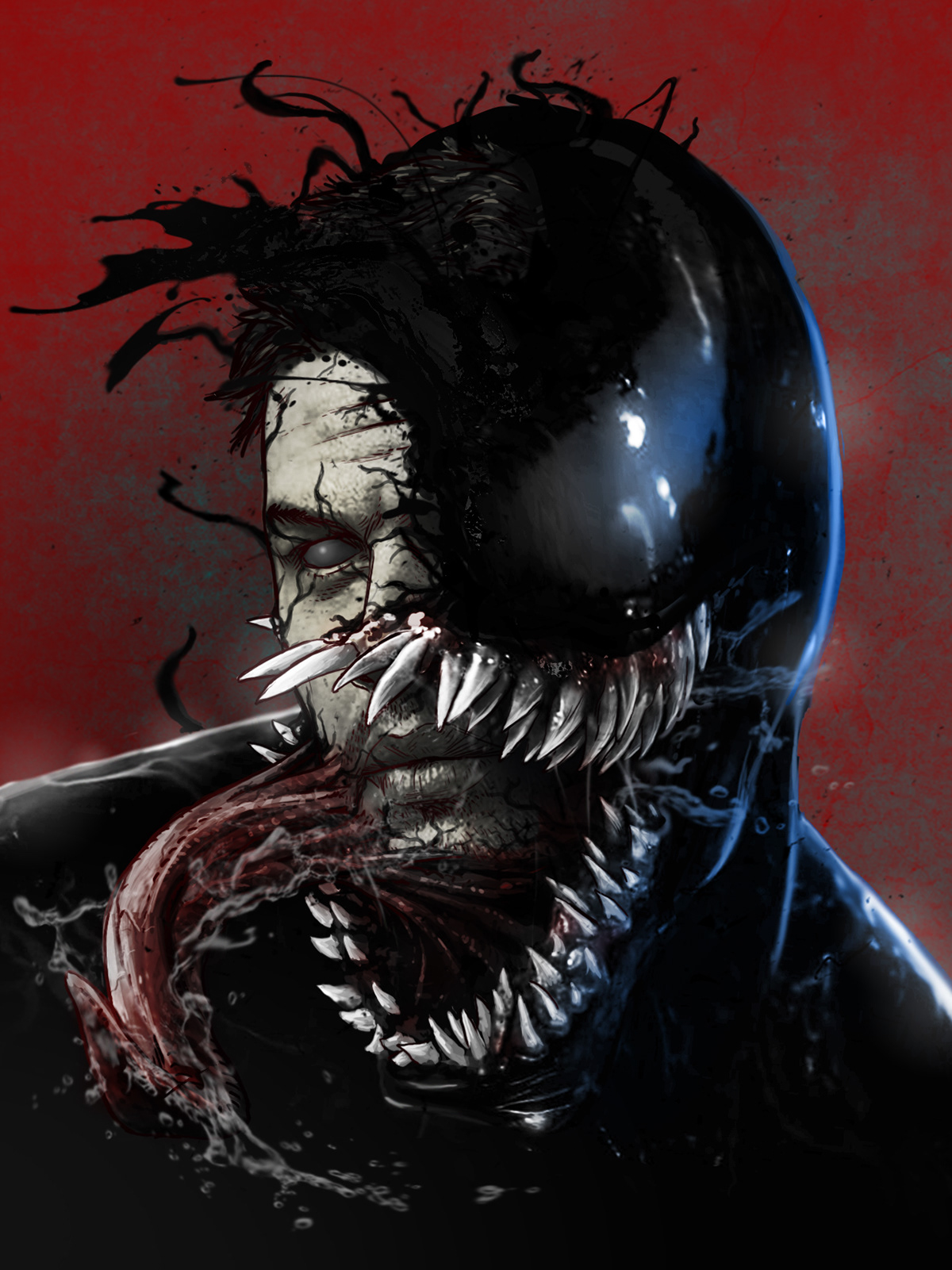 wearevenom fanart venom reks reksdarker marvel wolverine logan wolverinevshulk