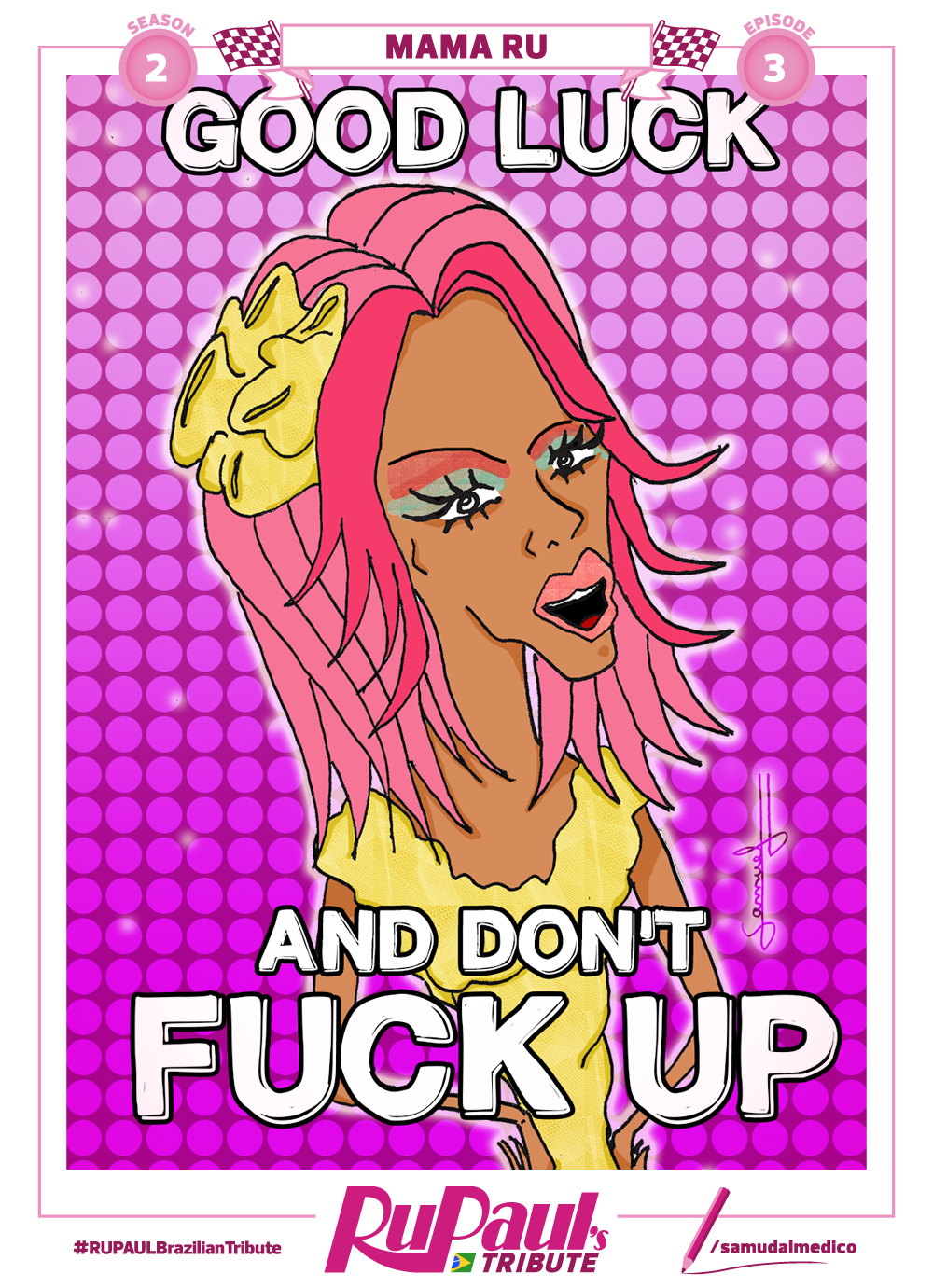 Rupaul Drag drag queens LGBT gay LogoTV RPDR collab fanart shemale diva paper toy logo tv drag race