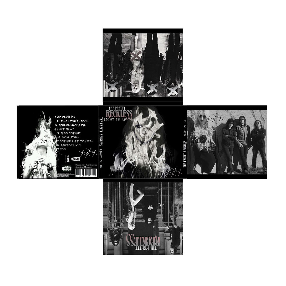 taylor momsen rock band reimagine package album case album cover black grey rock band light me up