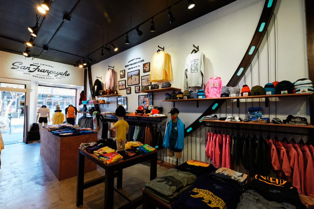 apparel branding  building Clothing environmental design Retail design Signage skateboard store Surf Adobe Portfolio
