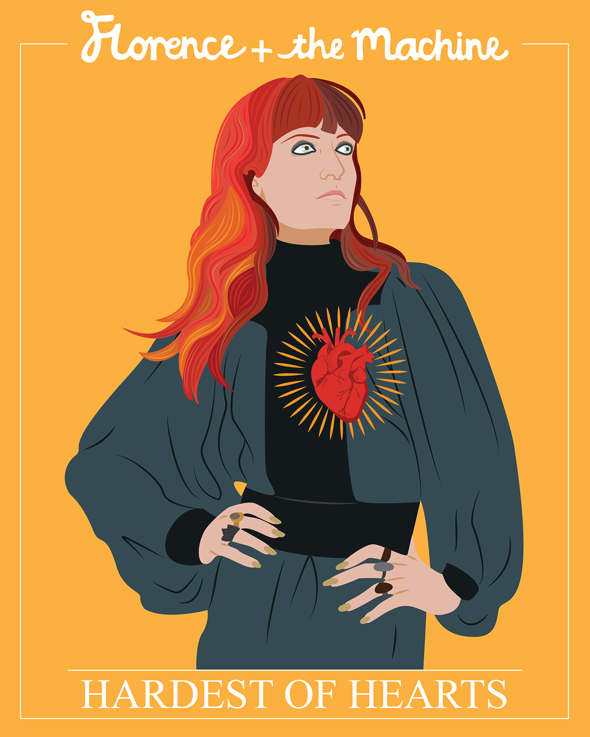 Florence Welch poster Event Poster Event portrait