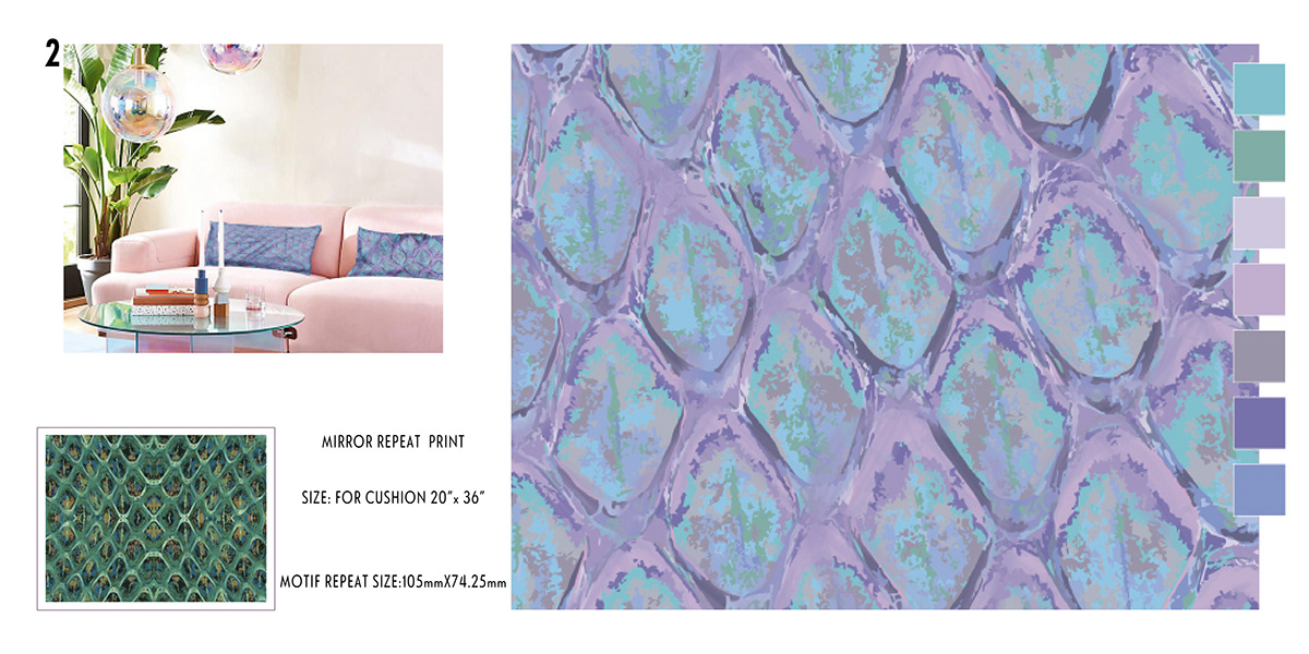 design process illustrations Iridescence mockups Patterns print design  prints textile design  Textiles