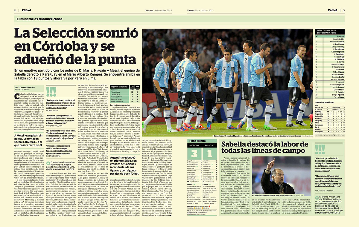 messi Futbol soccer diario newspaper periodico cosgaya fadu uba