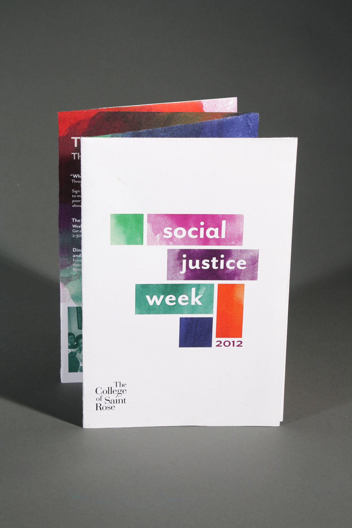 poster logo Website brochure color watercolor bright Social Justice Collateral mix paint