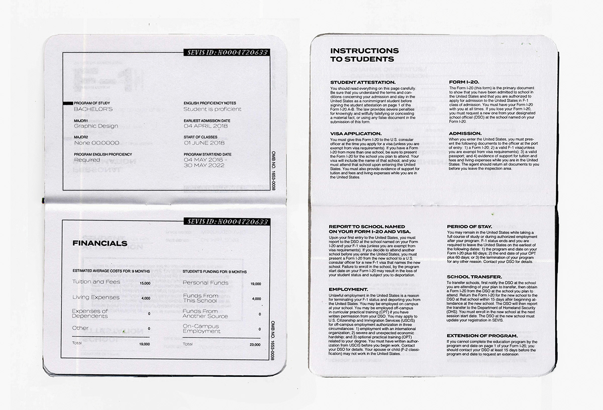 Booklet Visa i20 typography   MICA