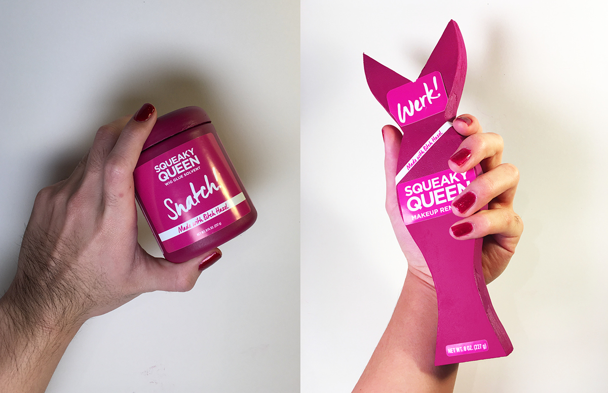 Adobe Portfolio drag queen Drag packaging design 3d print adobeawards