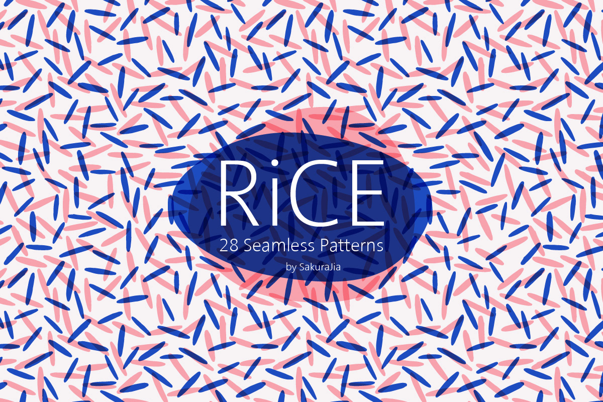 organic pattern Rice seamless texture