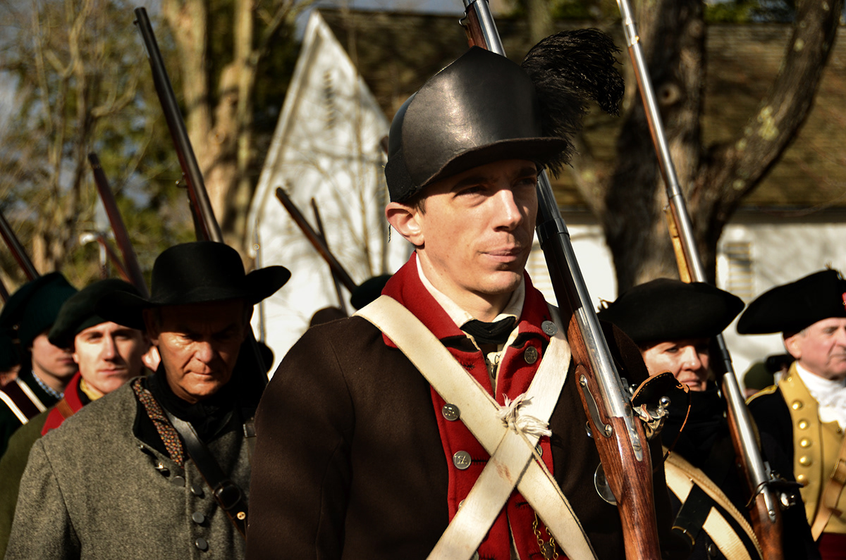 history reenactment George Washington Washington's Crossing Revolutionary War War American History