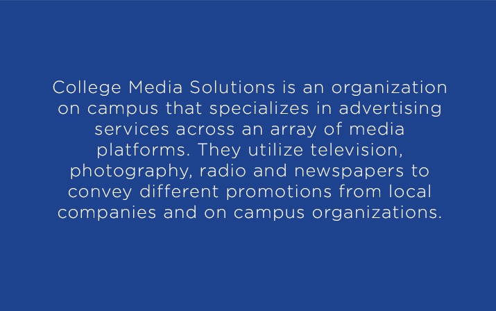 College Media Solutions logo icons businesscards letterhead brand company design agency newspaper media Radio omnichannel