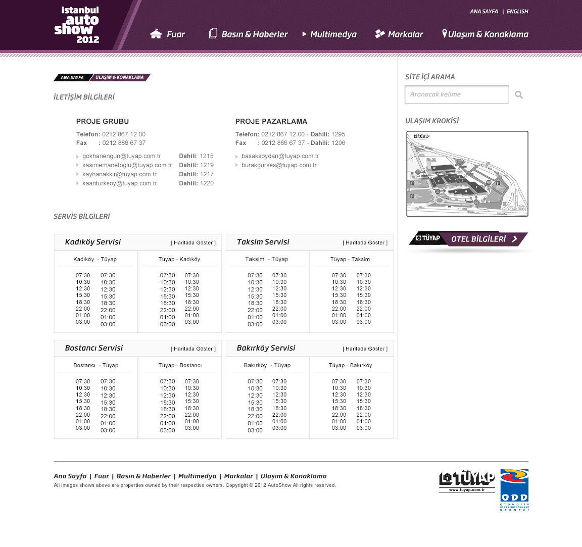 color autoshow car Turkey istanbul cover landing page landing