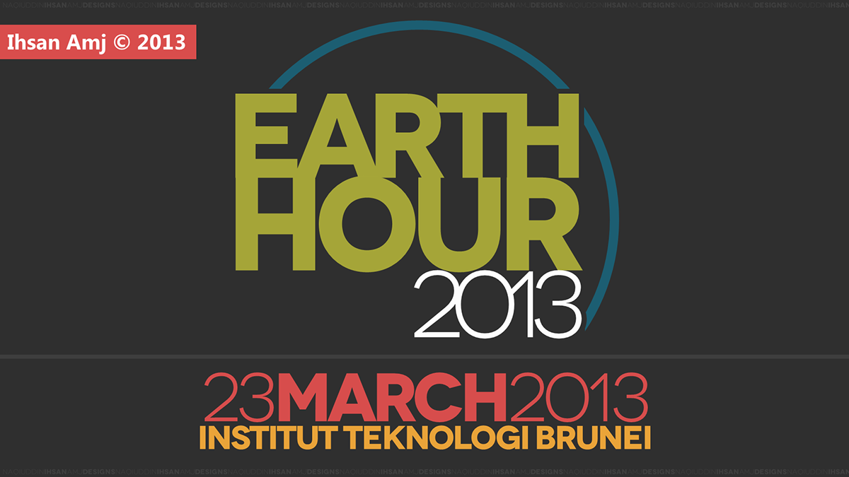 earth hour earth hour BRUNEI Institut Teknologi Brunei