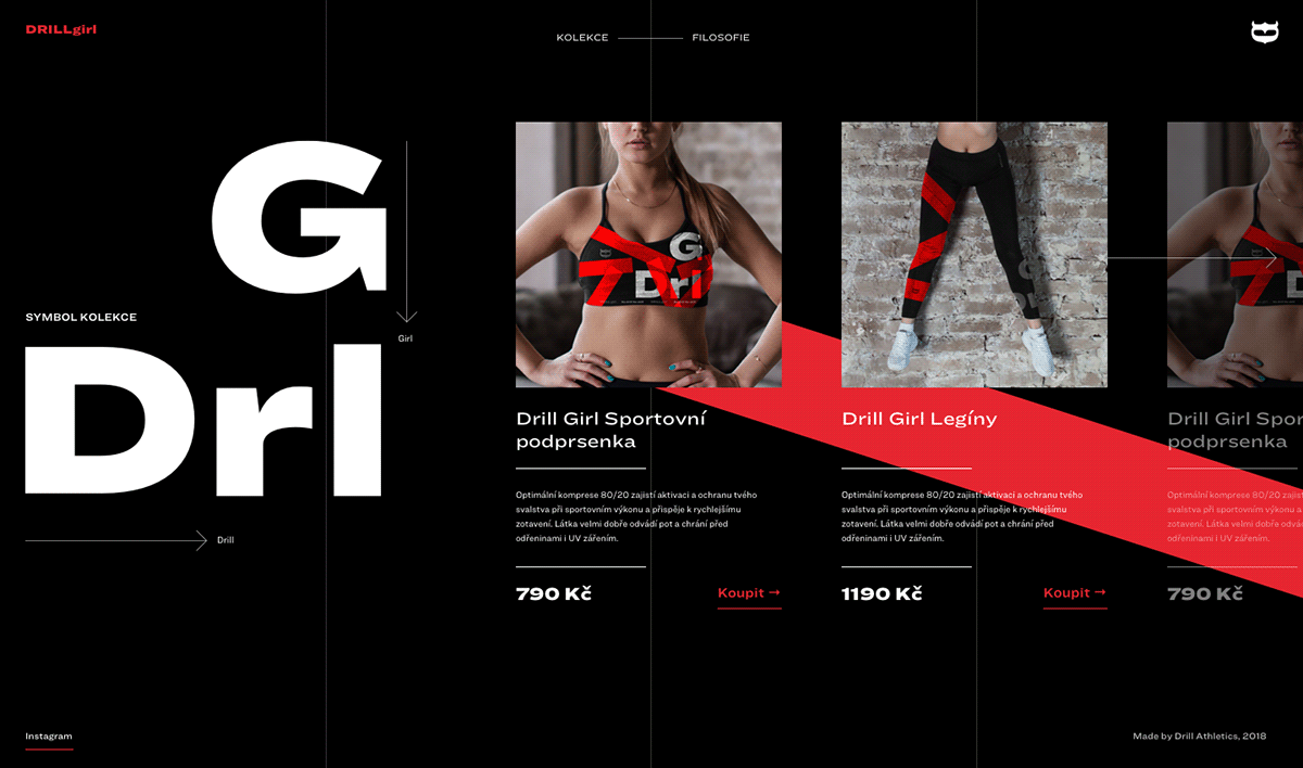 Fashion  fitness Clothing design branding  Webdesign women workout identity Collection