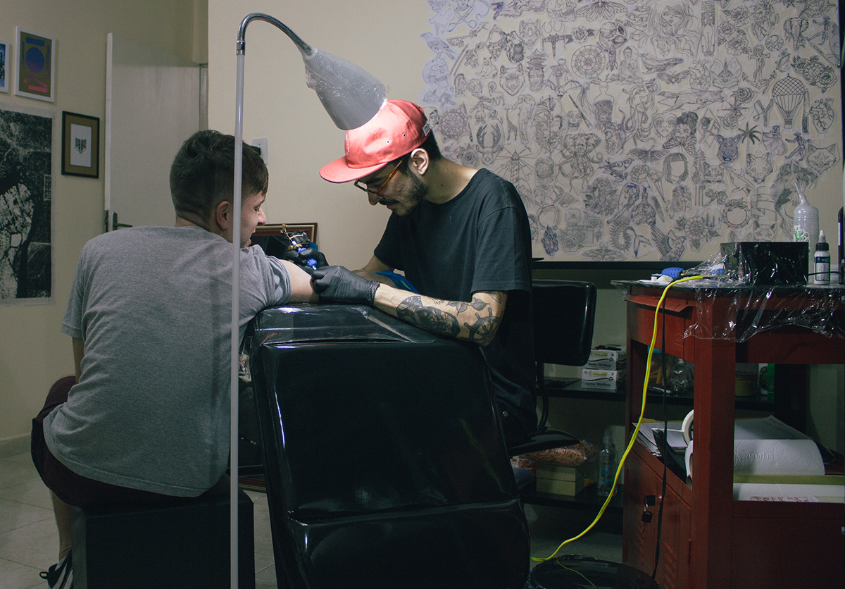 tattoo tattoo session Hugo Trajano ink Ink Body artist tattoo artist