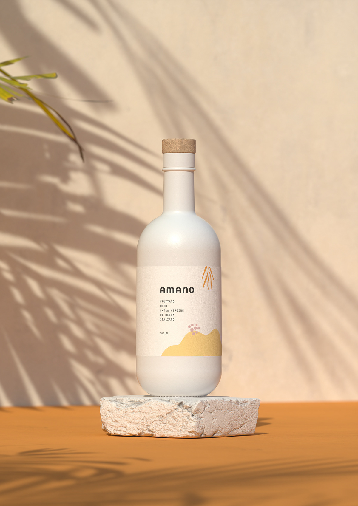 3D branding  Food  label design logo minimal olive Olive Oil organic Packaging