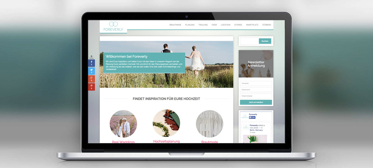 Startup wedding marryme Hochzeit wordpress Website Responsive mobile