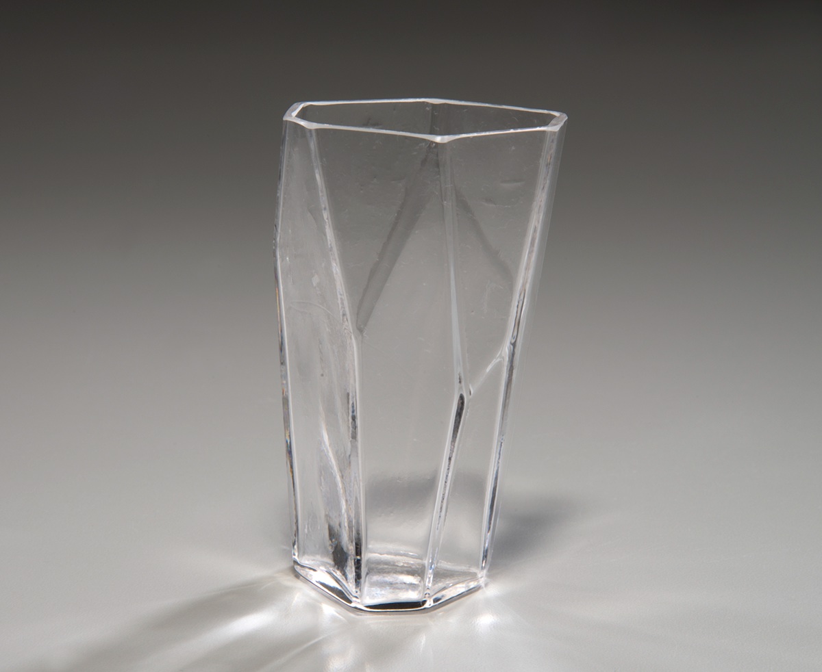 glassware glass risd geometric transparent modular minimal Drinkware vessel bowl Champagne wine dessert Collection